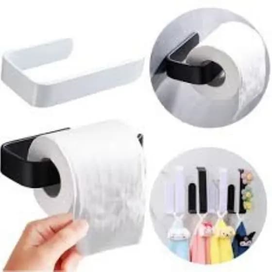 Suporte De Rolo De Papel Higiênico Acessórios Banheiro 3M Cola show