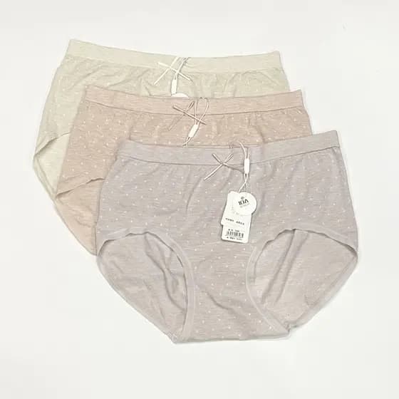 Xiansifang 3398 calcinha de celulose reciclada cintura média algodão inferior Briefs feminino macio confortável Hip-Lift