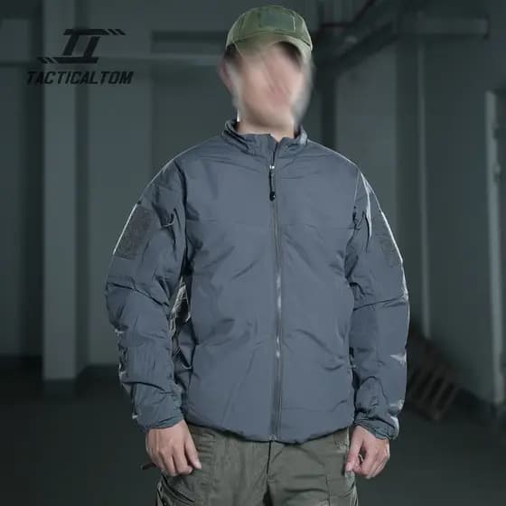 Tático Tom LT Soupbird Cinza Tático Algodão Acolchoado Uniforme Ventilador Militar Caminhadas Ao Ar Livre Escalada Outon