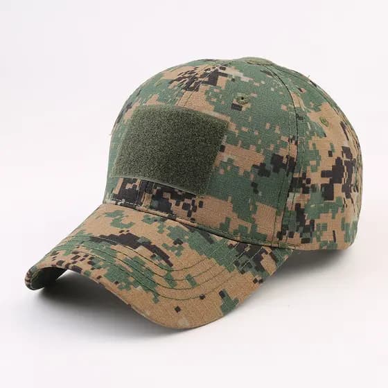 Boné de beisebol ao ar livre Velcro chapéu de sol fã militar estilo americano pico chapéu de sol das mulheres dos homens