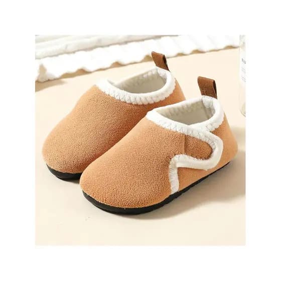 Meias de chão para bebês, meias antiderrapantes com sola macia, outono inverno, sola grossa, sapatos para casa de crianç