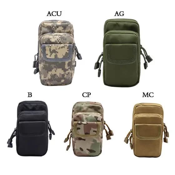 Saco de cintura tático ao ar livre pendurado saco ventilador militar esportes tático cinto saco de cintura usando cinto