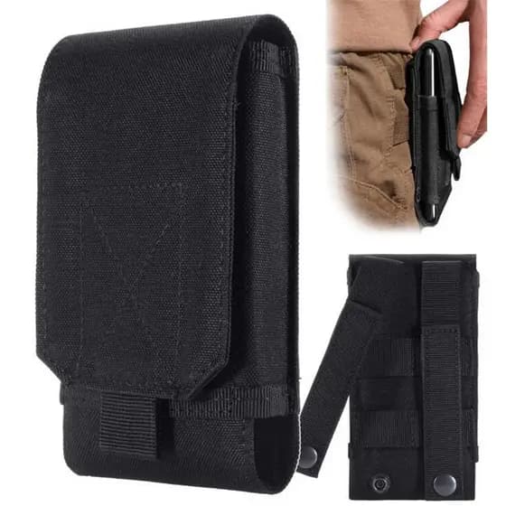 Correndo saco de cintura do telefone móvel masculino usar cinto Vertical grande saco do telefone móvel saco de cintura m