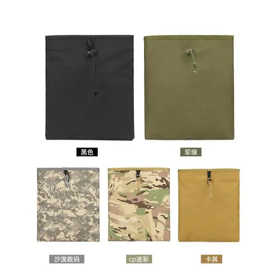 Saco de pano Oxford portátil saco de reciclagem tática coleção molle artigos diversos ao ar livre camuflagem saco grande