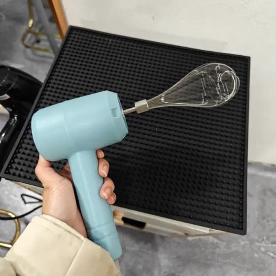 Barbeiro cabeleireiro tintura creme liquidificador ferramenta automática elétrica mistura cor creme peróxido de hidrogên