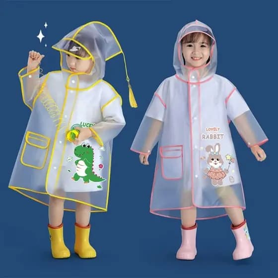 Crianças crianças capa de chuva meninas meninas crianças roupas à prova de chuva novo estilo estudantes da escola primár