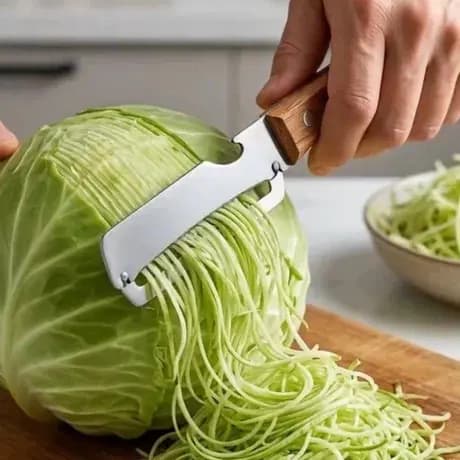 Faca multifuncional três em um, aço inoxidável, corte de flores, ferramenta útil para descascar alface, vegetais domésti
