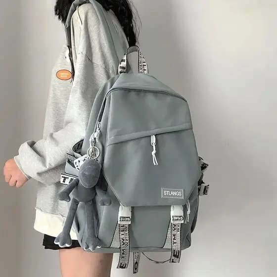 Mochila escolar júnior meninas do ensino médio mochila estudantes do ensino médio bolsa de computador mochila feminina 2