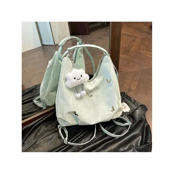 Bolsa mensageiro feminina de grande capacidade 2026 novo estilo bolsa de verão nicho Commuter sacola mochila bolsa de om