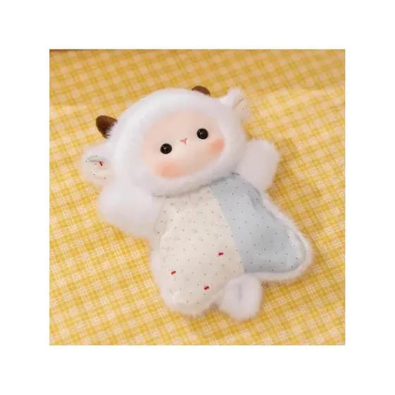 Descompressão pitada saco de feijão calmante cordeiro boneca mesa companheiro boneca brinquedo de pelúcia boneca mão fan