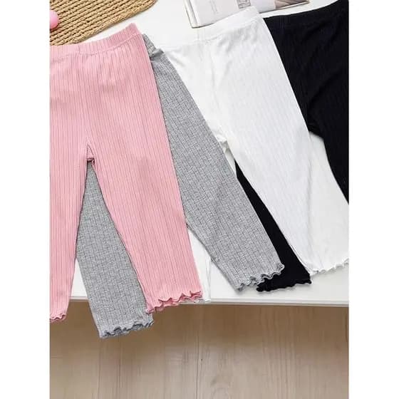 Leggings infantis verão estilo fino roupas infantis bebê Casual estilo ocidental roupa externa roupas de verão meninas m