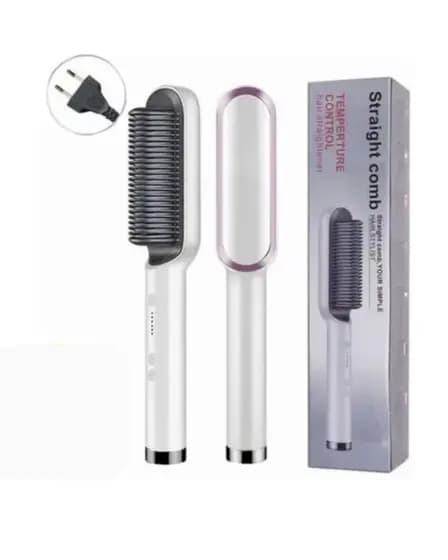 Escova Alisadora Elétrica Bivolt Cerâmica Anti Frizz 45w