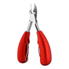 cortador de unha Profissional para Podología 10cm rojo aço inoxidável 2 molas
