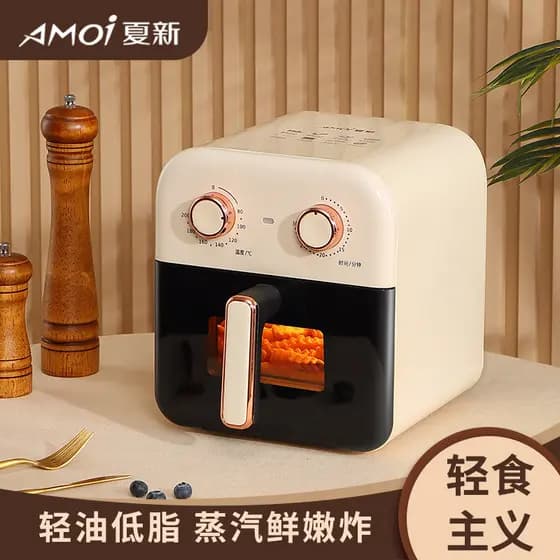 Fritadeira de ar doméstica vídeo fritadeira elétrica totalmente automática multifuncional sem óleo grande