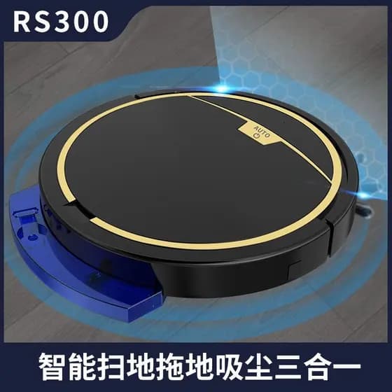 Robô de varredura automático doméstico 110V, varredor, aspirador de pó inteligente integrado, três em @-