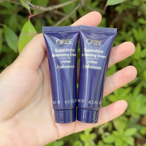 Cabelo 35ml ~ Oribe Supershine Radiant Blue Shine Condicionador sem enxágue 7ml * 5 Conjunto