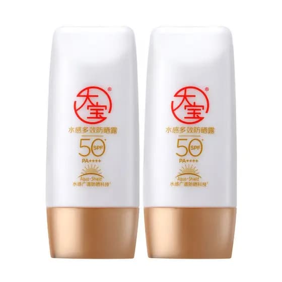 Dabao Water-Feel Loção Protetor Solar Multiefeito 50SPF Creme Protetor Solar de Amplo Espectro de Alta Potência Hidratan