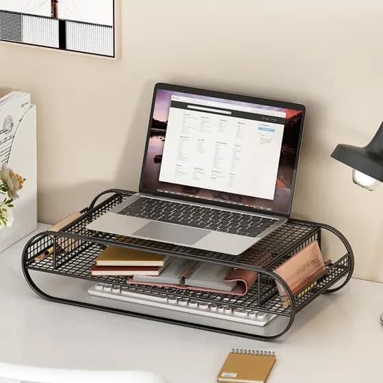 Suporte para computador Estrutura de suporte para notebook Base de resfriamento Suporte de aumento de mesa para casa Dor