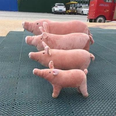Bonito simulação Piggy boneca brinquedo de pelúcia porco boneca travesseiro dormir feminino porco Ragdoll meninos crianç