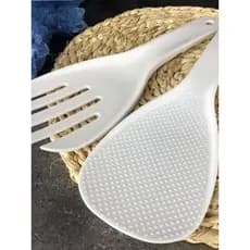 Colher de arroz extra grande comercial antiaderente extra grossa arroz restaurante pá de arroz colher de arroz plástico