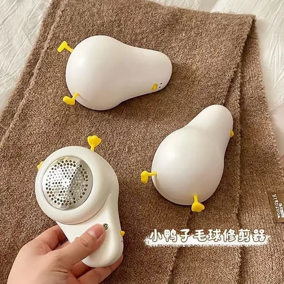 Pequeno pato roupas de cabelo Pilling Trimmer recarregável roupas domésticas máquina de barbear coçar remoção do cabelo