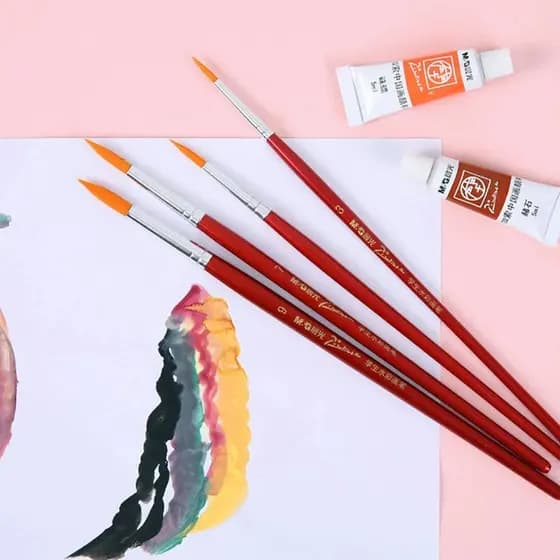 Chenguang giz de água estudante pincel aquarela pintura caneta 4 peças conjunto No. 3579 H97803 de alta qualidade