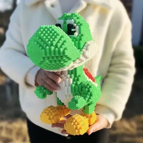 CLS Chaole Sen Blocos de Construção Dinossauro Menino Pequenas Partículas Brinquedos Educativos para Crianças Alto Diffi