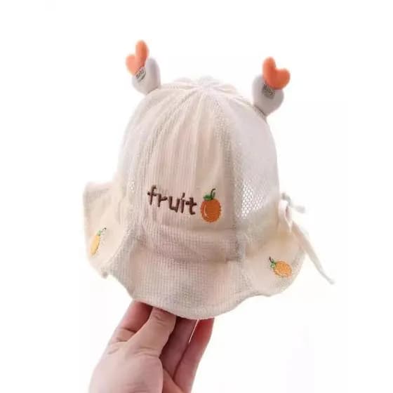 Bebê menina guarda-sol protetor solar bacia chapéu primavera outono