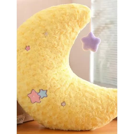 Ximei Eslite Estrela Lua Coelho Travesseiro Boneca Osmanthus Travesseiro de Pelúcia Bonito Menina Almofada de Dormir Pac