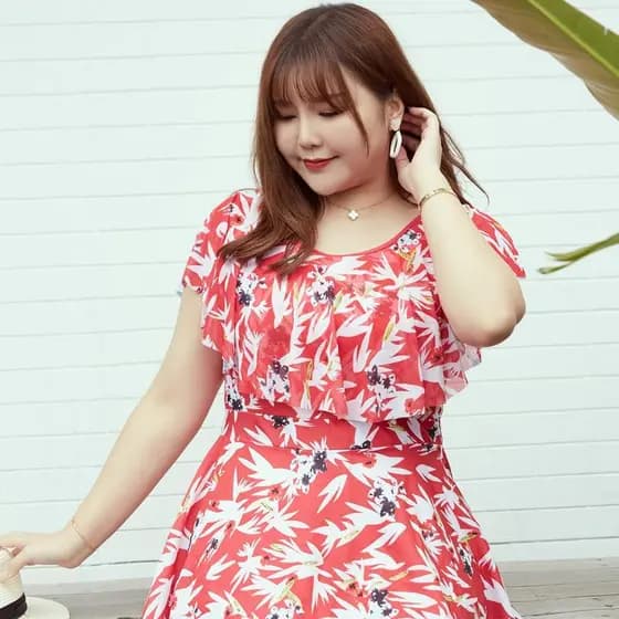 2024 novo estilo maiô feminino primavera quente maiô cobrindo carne mais magro olhar feminino desejo puro tamanho grande