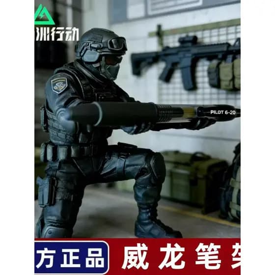 Ninja caneta titular ornamentos criativo Samurai preto ninja caneta armazenamento exclusivo estilo legal influenciador e