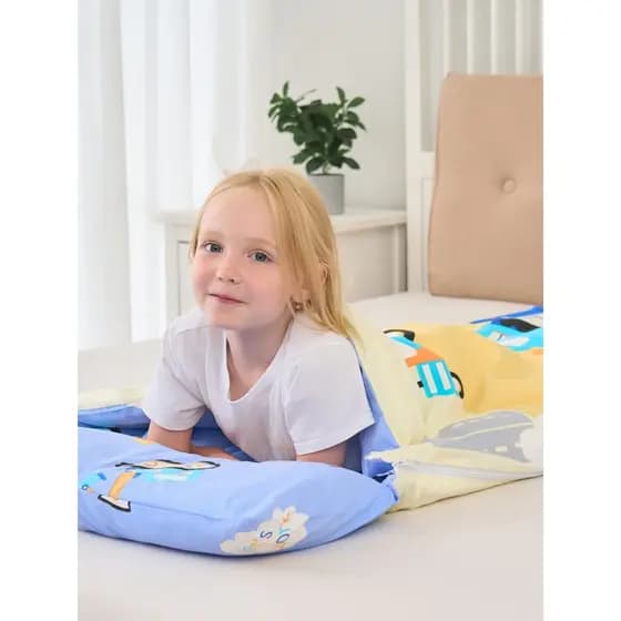 Algodão puro alunos da escola primária almoço pausa saco de dormir escola sala de aula crianças portátil algodão cochilo