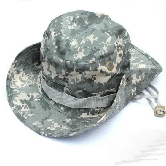 Fornecimento transfronteiriço exército águia camuflagem guarda-sol borda redonda chapéu Benny chapéu ao ar livre Real CS