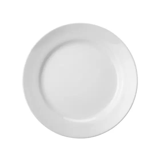 Prato Raso Cilíndrico 26cm Porcelana Schmidt Jogo Com 12 Uni