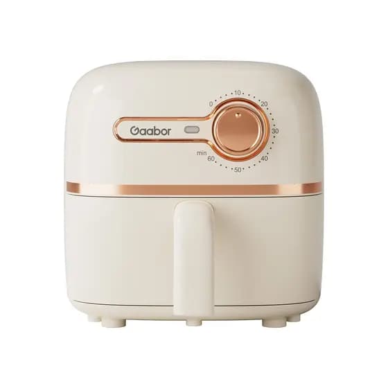 Gaabor Air Fryer 1,4L com Regulação Constante de Temperatura Revestimento Antiaderente Timer com Botão Único 900W AF20M