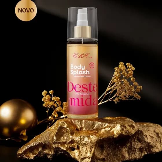 Body Splash Com Brilho Destemida Glow 200ml BELKIT | Alta Projeção | Alta fixação | Perfumaria Fina