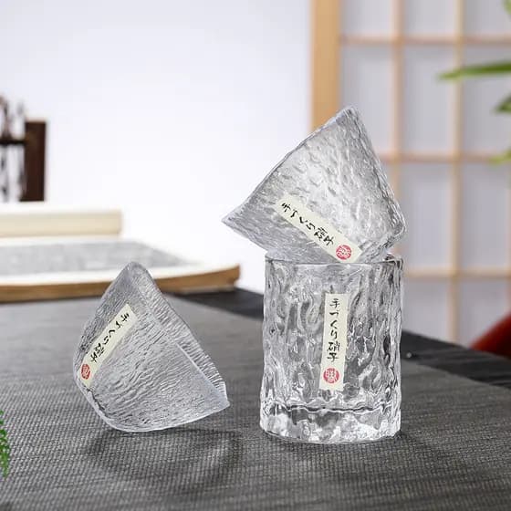 Coleção feita à mão padrão de martelo japonês Naruto uísque vidro doméstico criativo cerveja vidro cristal DV5A