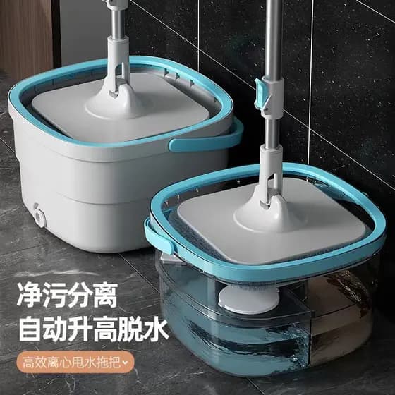 Separação de esgoto absorvente de água plana mop balde preguiçoso doméstico mão-livre rotativo mop automático esfregar f