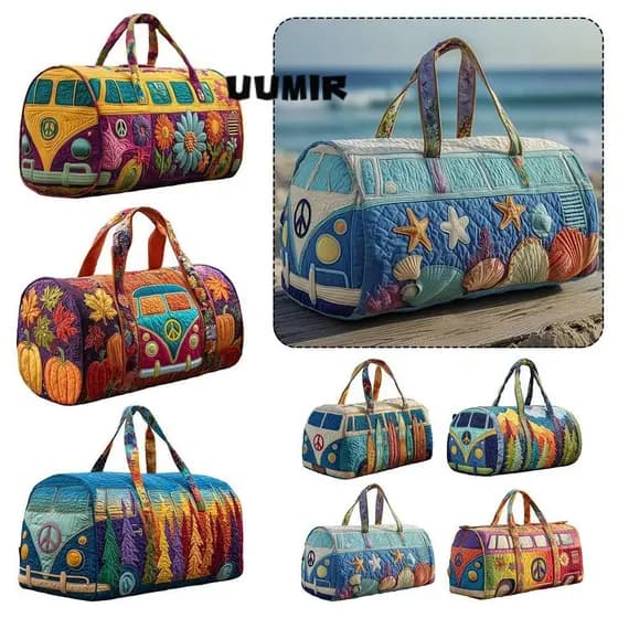Bolsa De Viagem Acolchoada Umir , Ioga Estampada Com Design De Algodão Acolchoado , Moda Impressa Hippie Vibe Estilo Boh
