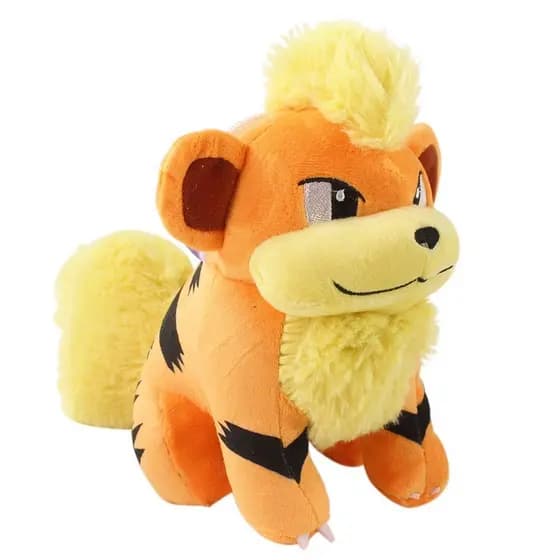 19cm TAKARA Tomy Pokemon Growlith Plush Toys Dolls Anime Bonito Macio Brinquedos De Pelúcia Para As Crianças Presentes D