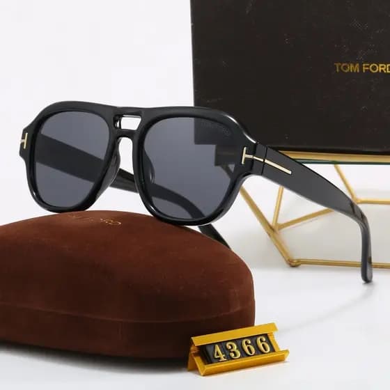 Óculos de sol T de marca de luxo, óculos de sol Tom de Designer italiano, óculos de sol retrô femininos para dirigir em