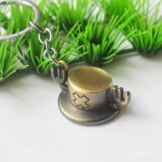Anime One Piece Luffy Chopper Zoro Metal Chaveiro OVY0