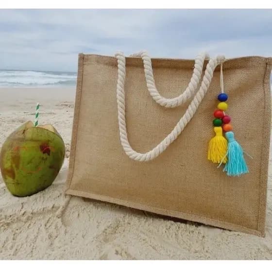 Bolsa Mulheres grama praia saco com zíper bolsa de ombro bolsa ecológica bolsa de mão