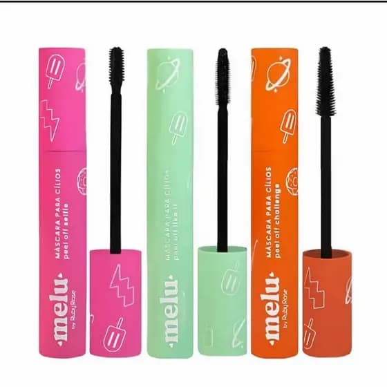 Máscara Para Cílios Melu Peel Off By Ruby Rose - Volume & Definição (RR-5151) Alta Fixação