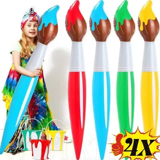 1/4 pacote de pincéis para balões de festa - Balões infláveis criativos - Presentes para estudantes - Decorações de sala