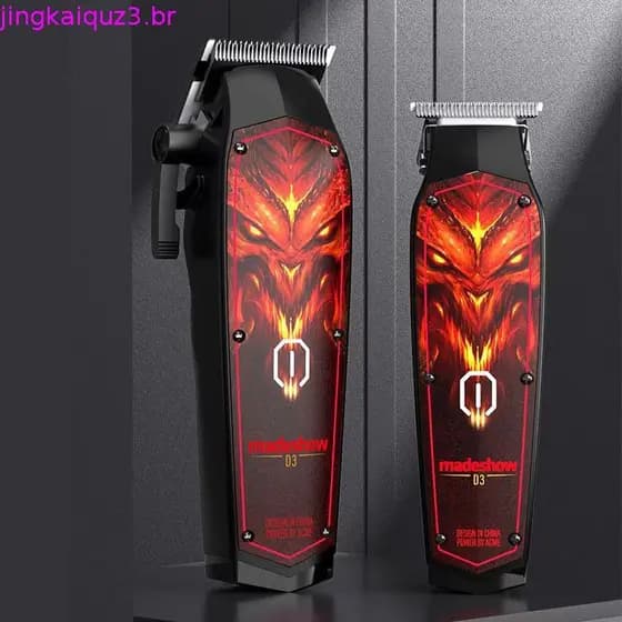 MEDESHOW D8 Kit De Máquina De Corte De Cabelo Profissional Para Homens Aparador Cortar 0mm Cabeça Lacuna Carregador USB