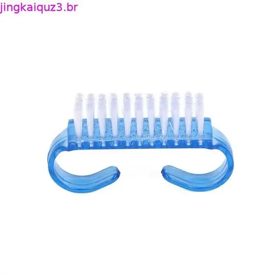 100pcs Escova Acrílica De Cristal Para Unhas Manicure Arte De Multicor Removedor Suave De Pó Pincéis De Limpeza De Plás