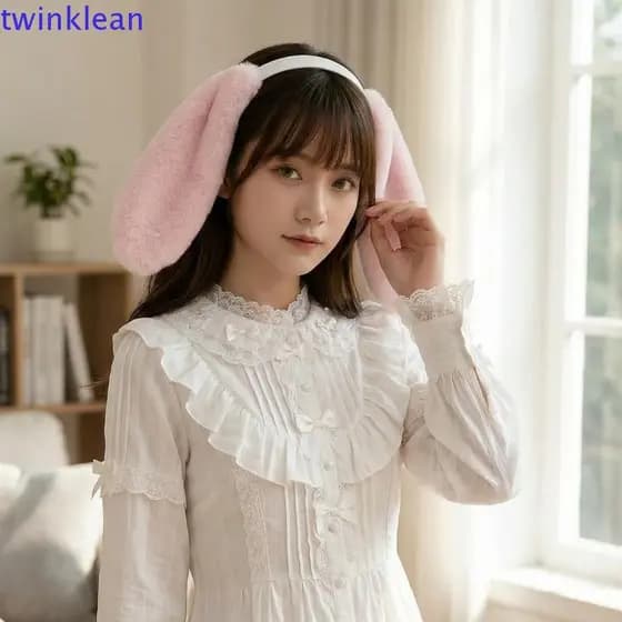 Argola De Cabelo De Coelho De Páscoa TWINKLEAN , Faixa De Cabeça Confortável Com Orelhas , Acessórios Fofos Caídas Macia