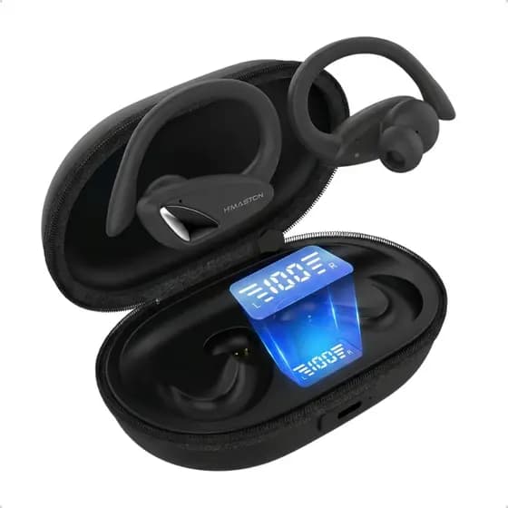 Fone Bluetooth Esportivo H'Maston RS-53 Up Gancho Touch IPX5 Até 15 Horas de Uso