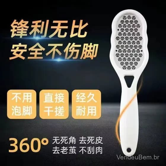 Lixa esfoliante para os pés para uso doméstico, removedor de calosidades, esfoliador de pés, removedor de pele morta, es